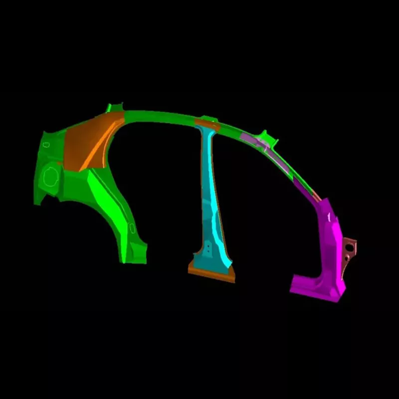 অটোমোটিভ সাইড প্যানেল ইনার অ্যাসেম্বলি স্ট্যাম্পিং মারা যায়