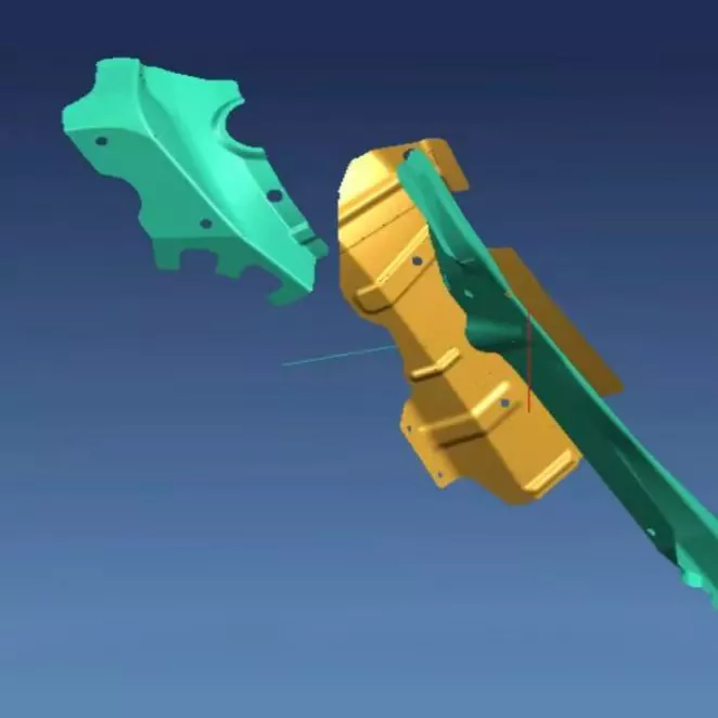 স্বয়ংচালিত ছোট রিইনফোর্সিং প্লেট স্ট্যাম্পিং মারা যায়