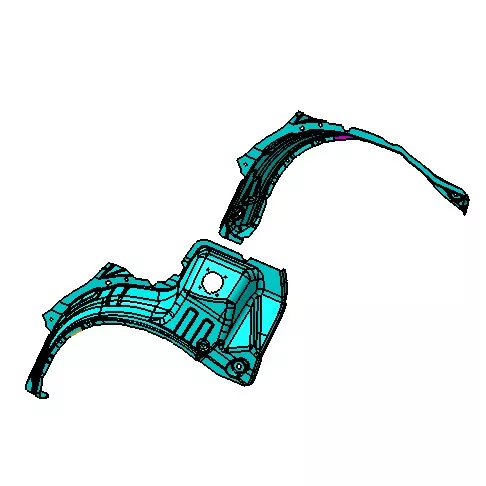 স্বয়ংচালিত চাকা খিলান চাকা কভার ইনজেকশন ছাঁচ